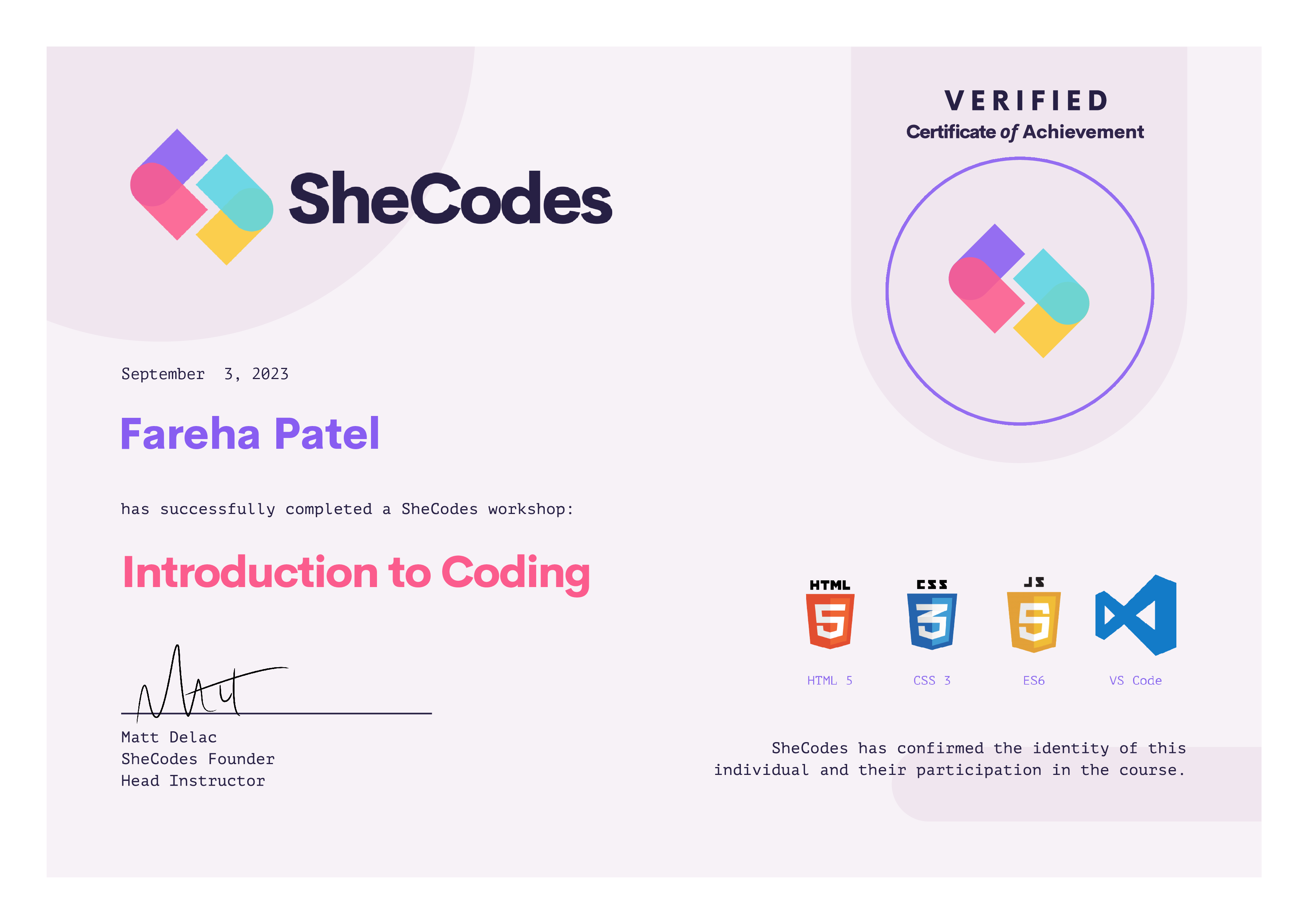 SheCodes Basics